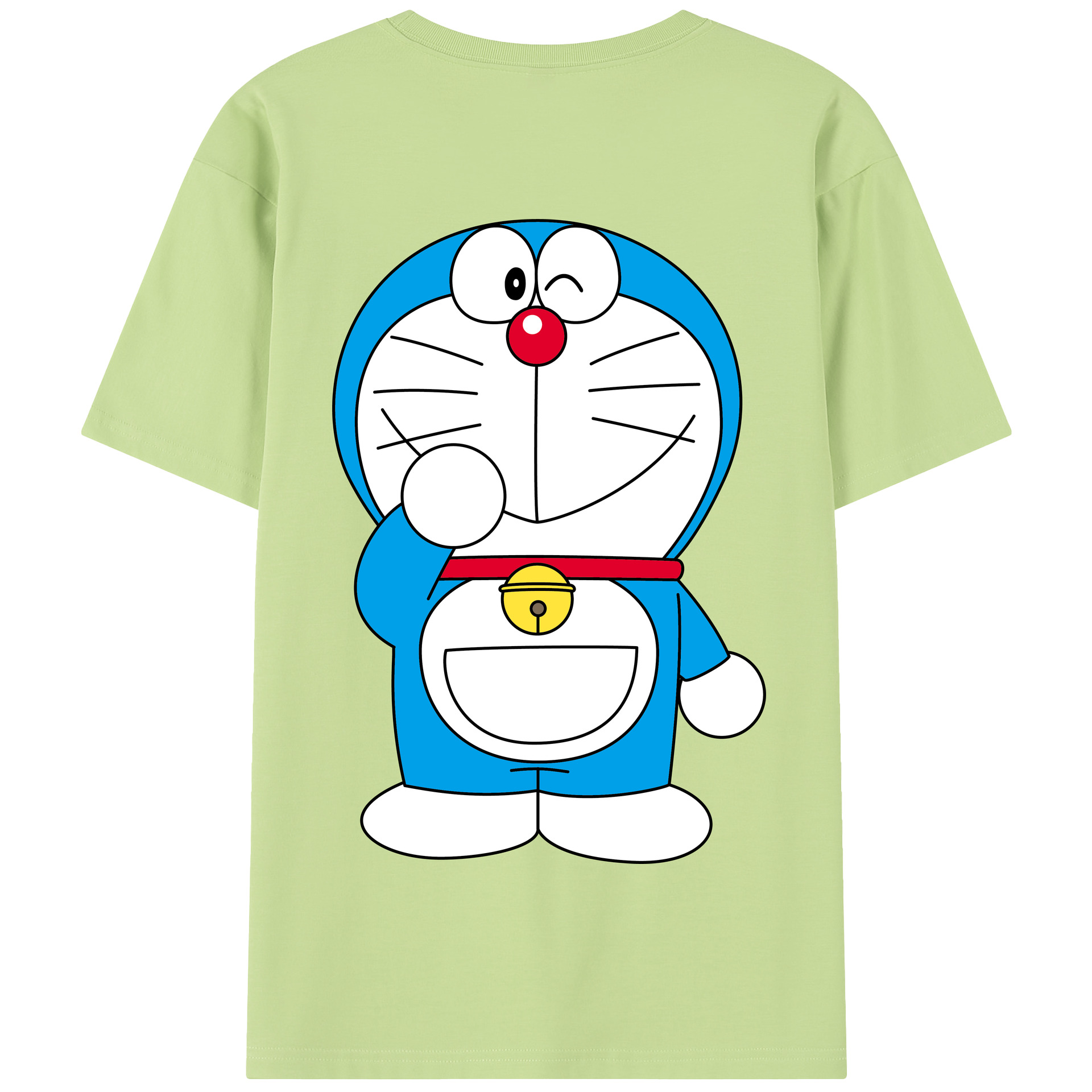 （画像用） ドラえもん Doraemon 綿100％半袖Tシャツ（背面プリント）